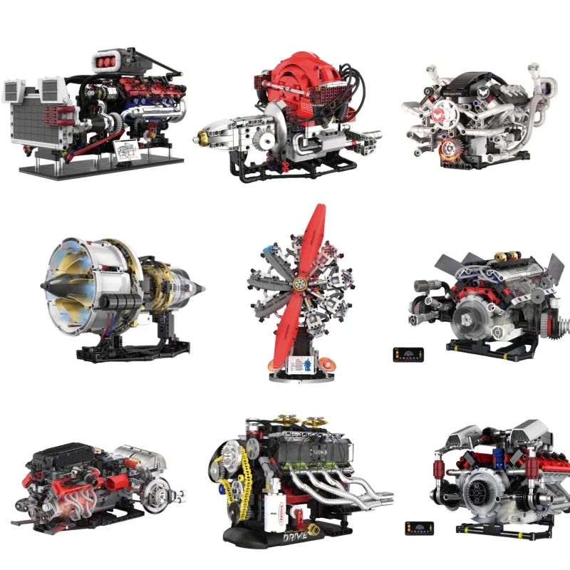 

Моторизованная модель-конструктор STEM Technic: Сборная механическая модель для рабочего стола, офисного декора, подарок для мальчиков, мужчин и взрослых