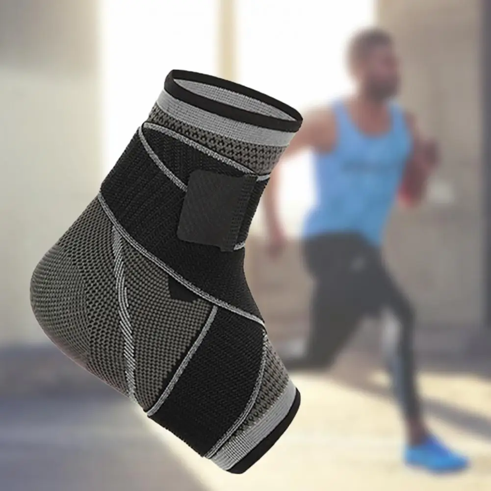 

1 PC Sports Ankle Brace Compression Strap Sleeves Support 3D Weave Elastic Bandage Foot Protective Gear Gym Fitness