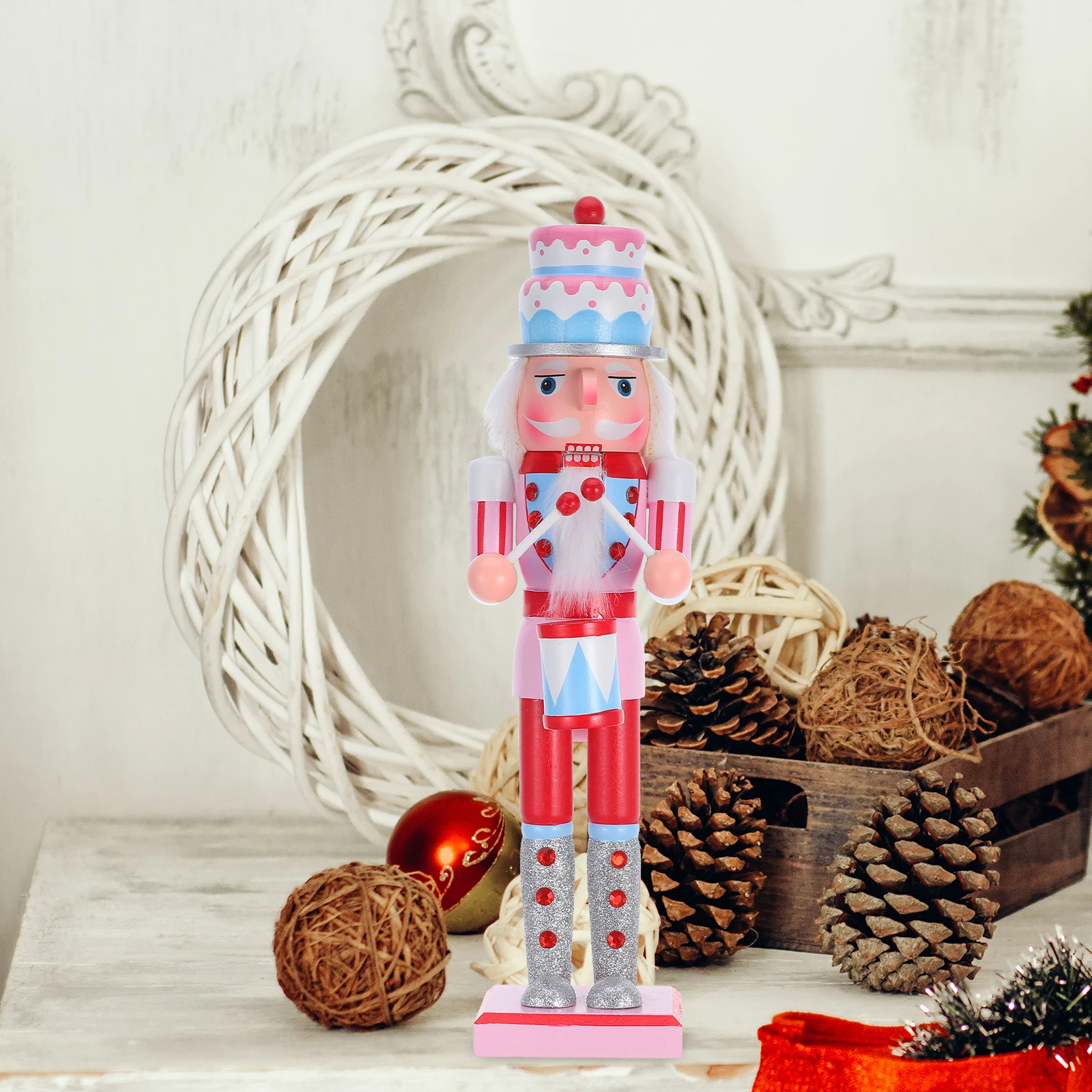 

Nutcracker Ornament Desktop Figures Christmas Outdoor Statues Holiday Collectibles Classic Decorations Pathway Markers Garden