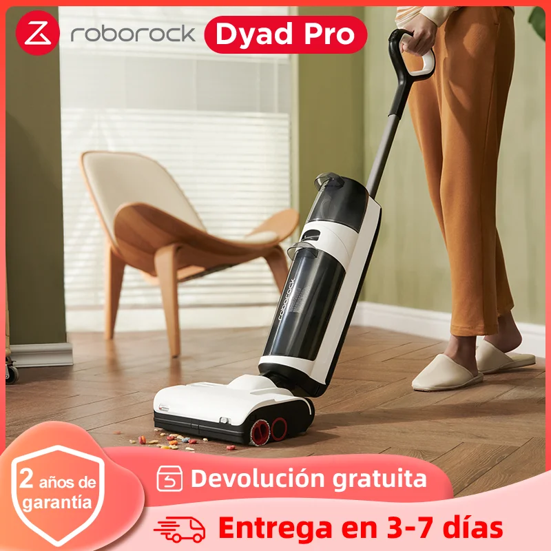 Roborock-aspiradora inalámbrica Dyad Pro, aspiradora húmeda y seca de 17000Pa, autosecado, rodillos duales, actualización de bordes de roborock dyad