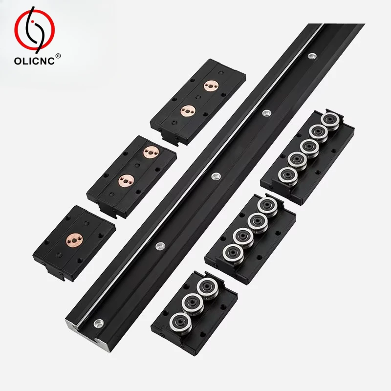 

SGR20 500mm/1000mm Linear Guide Rail SGB15-SGB10 Slide Bearing Block Guideways Rod Set for Engraving Machine CNC Aluminum Parts