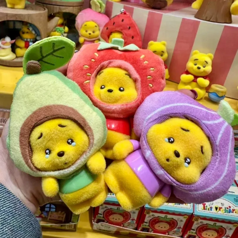 

TOPTOY Винни-Пух, маленькая фруктовая садовая серия, слепая коробка-милая коллекционная фигурка, сумка, очаровательная игрушка с украшением для рабочего стола