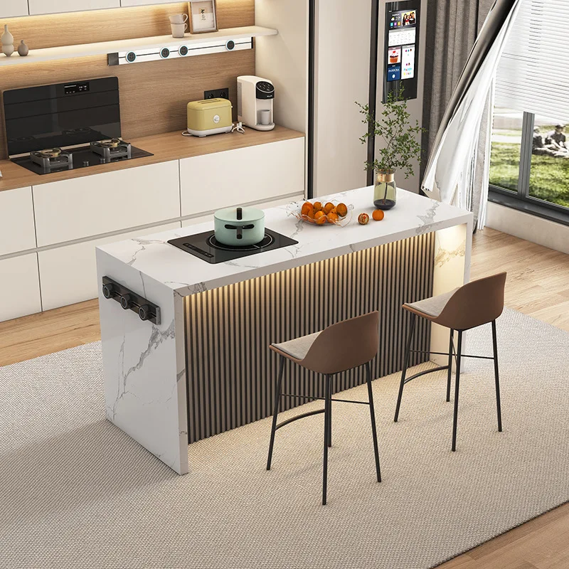 Integrierter kleiner Küchenführer aus Marmor für zu Hause, multifunktional, modern