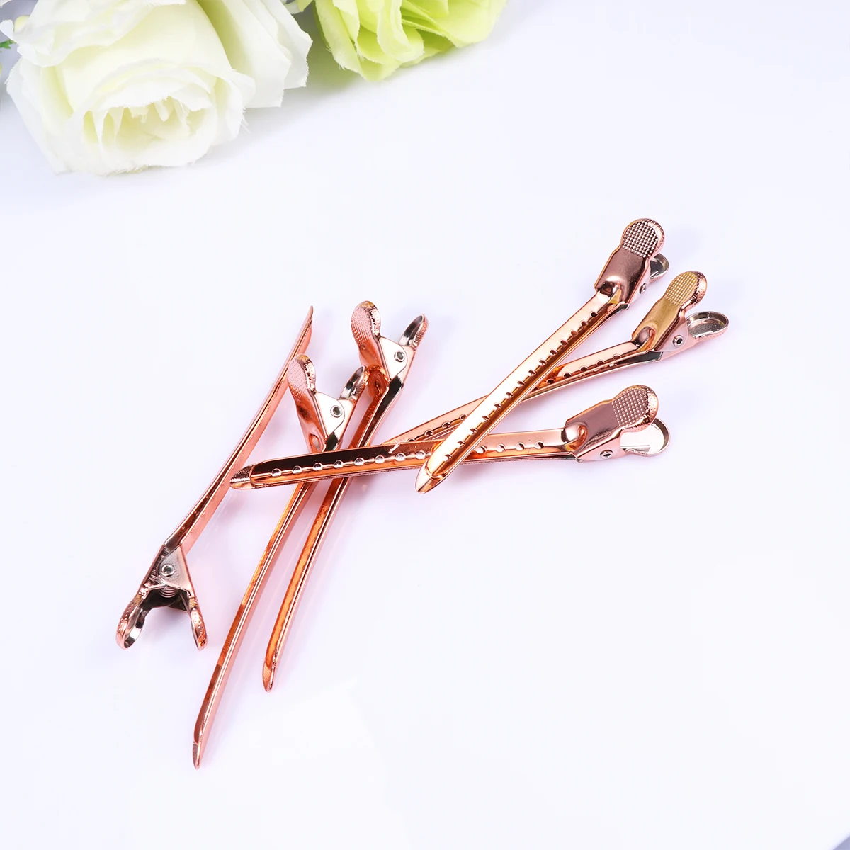 

12pcs Hairdressing Sectioning Clips Salon Quality Firm Hold Lightweight Clips for Styling Perm Face Wash