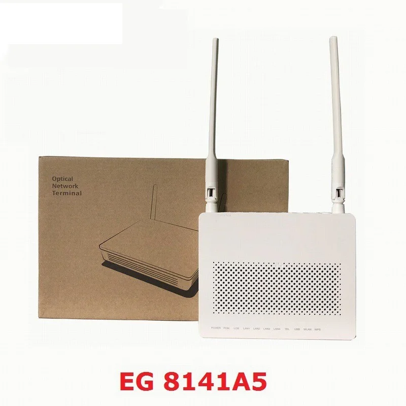 New Original Bare Metal Adapter EG8141A5 1GE+3FE+1tel+Wifi Gpon ONU EPON ONT HS8145C FTTH Modem Router With English Software