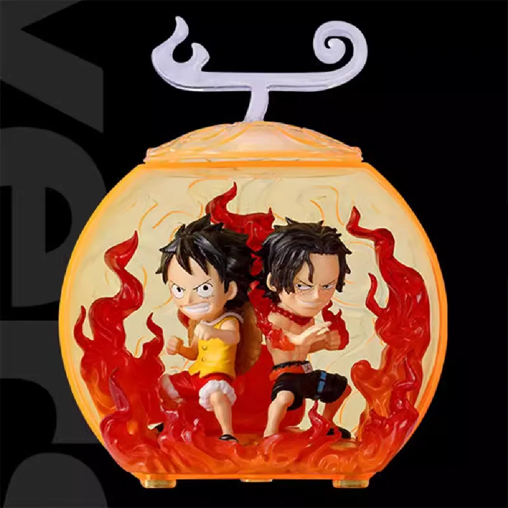 BANDAI ONE PIECE Anime Devil Fruit From ONEPI NO MI Anniversary VER. Action Figures Luffy Ace Sabo Law Rosinante Kid Killer Toys