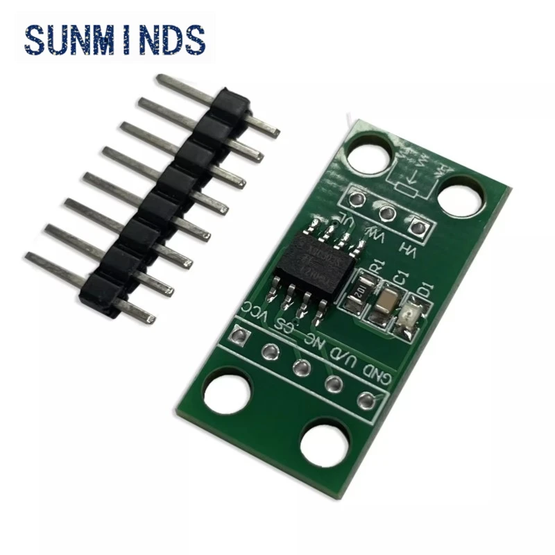 Digital potentiometer circuit board module, adjustable, 10K, 50K, 100th order, X9C103S/X9C503S