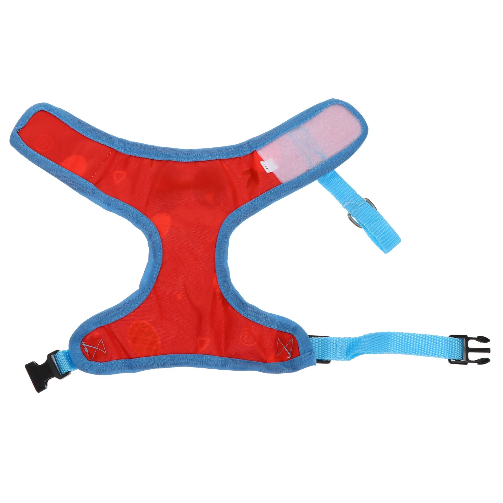 

Chicken Decor Pet Vest Durable Rooster Harness Blue Fabric Hen Walking Traction Rope Mother