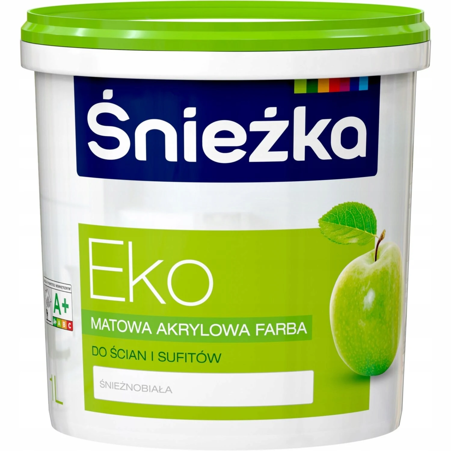 EKO Witte hypoallergene acrylverf voor wanden en plafonds EKO