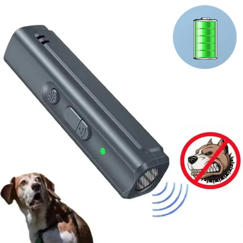 

High Power Ultrasonic Dog Repeller Trainer Anti Barking LED Dog Deterrent Device Pet Dog Training Remote Control With UV LAMP