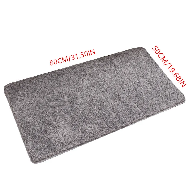 

50*80CM Floor Mat Door Mat Absorbent Bathroom Non-slip Entry Foot Household Hall Rectangular Small Carpet