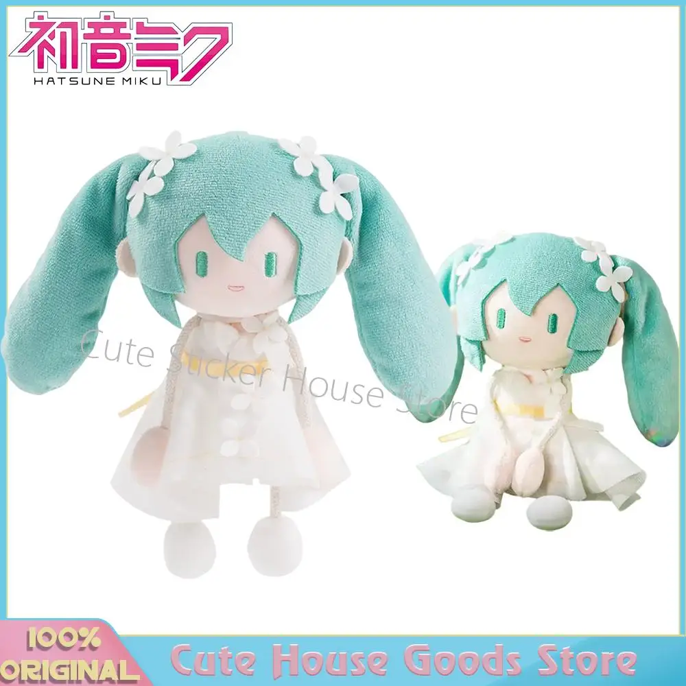 Original Stocked Moeyu verano flor Hatsune Miku 20Cm Anime hormiga cuerpo colgante de felpa muñeca de succión magnética Miku muñeca periférica