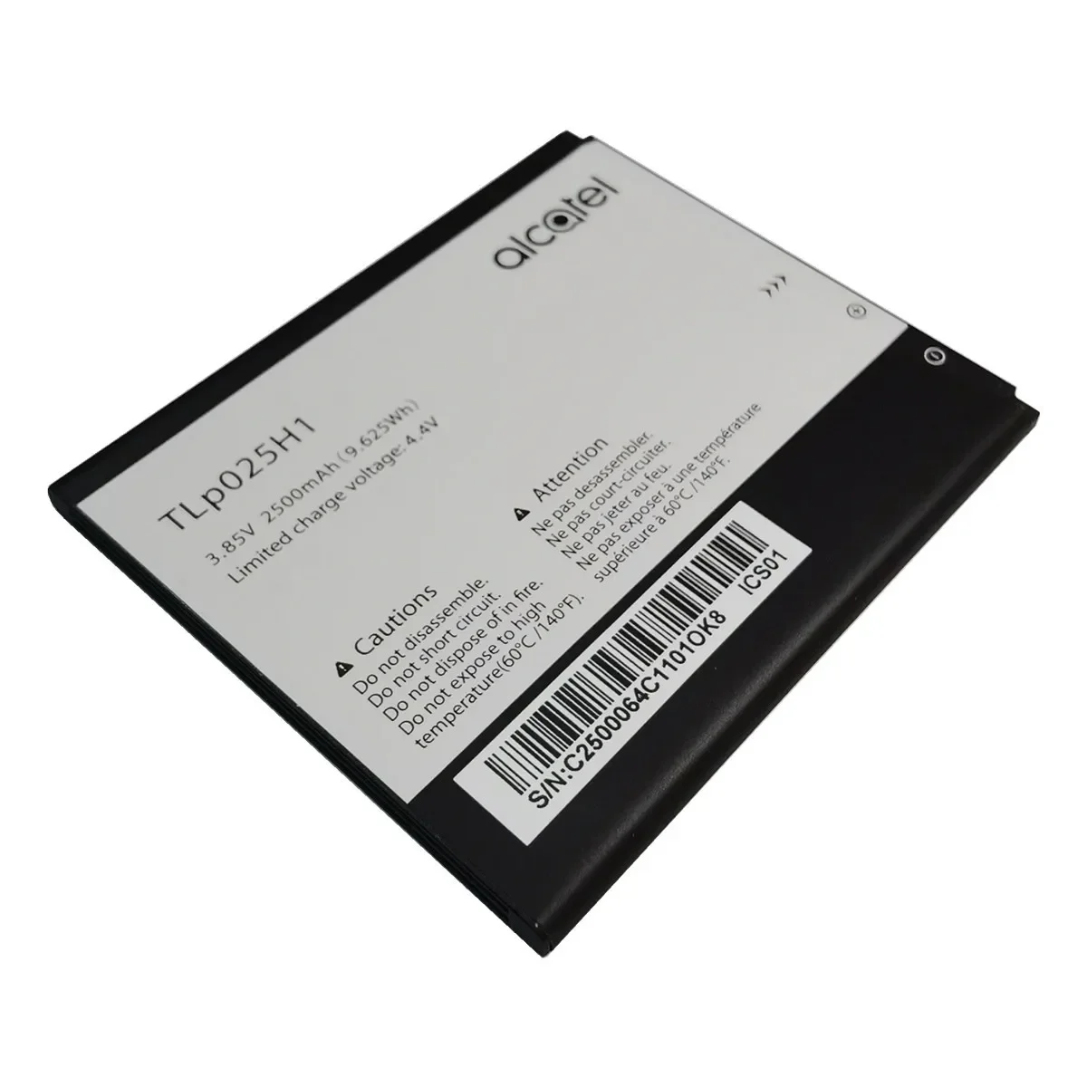 2500mAh Battery For Alcatel POP 4 5051D 5.0 5011A TLp025H7 / TLp025H1 / TLi025B7 Phone