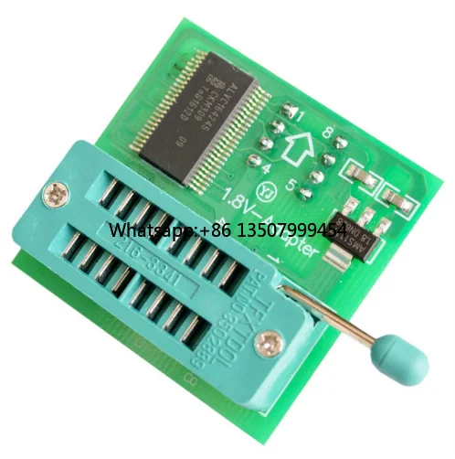 

1.8V adapter for Iphone or motherboard 1.8V SPI Flash SOP8 DIP8 W25 MX25 use on programmers TL866CS TL866A EZP2013 CH341