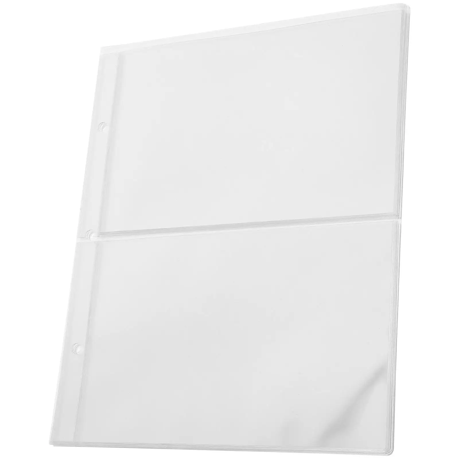 

20 Pages Banknote Collection Book Inserts Transparent PVC Currency Pages for Paper Money Albums Storage Display