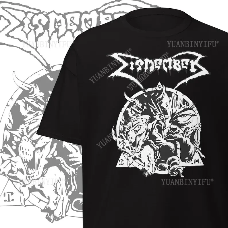 

Dismember Band T-Shirt Vintage Death Metal Band Merch Metal Clothing for Fans