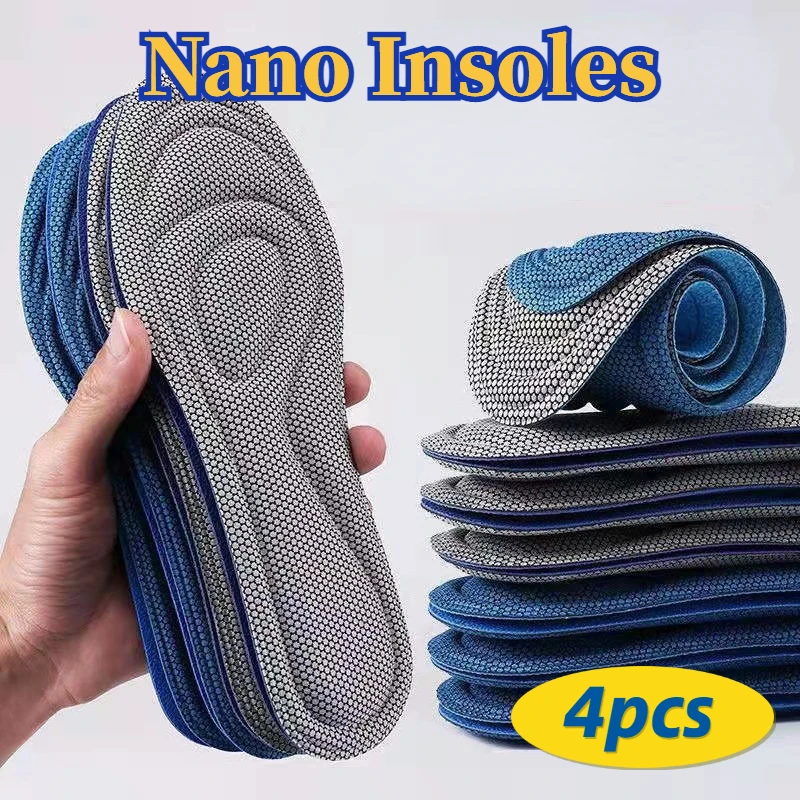 Memory Foam Orthopedic Insoles for Shoes Men Women for Shoes Sports Absorbs Sweat Soft Antibacterial Shoe Accessories Insole