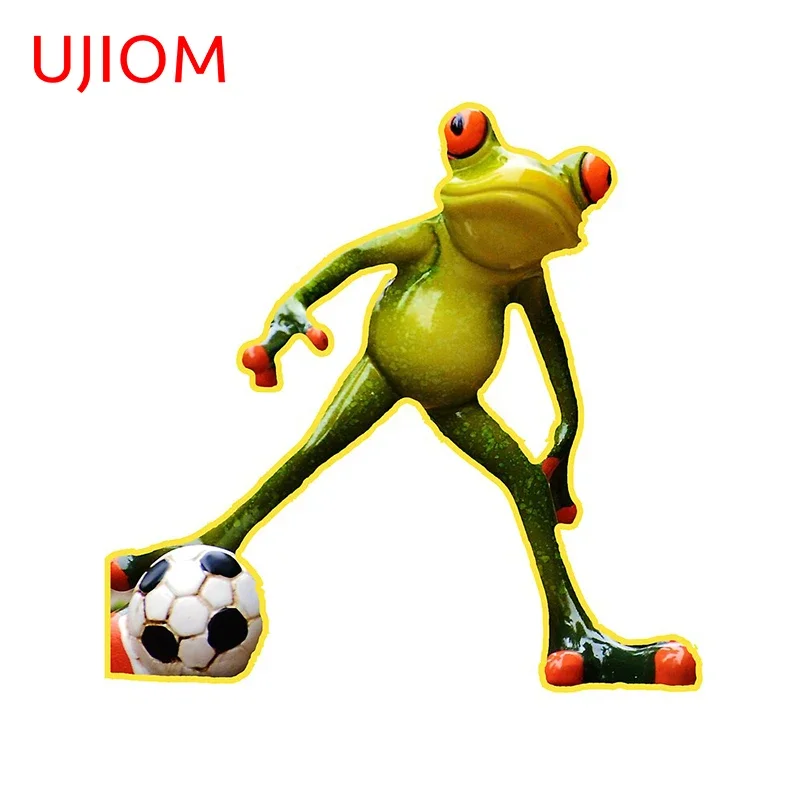UJIOM Cartoon Football Frog Sticker Wall Stickers Room Decor Wallpapers Livingroom Decoration Children Accessories Decals