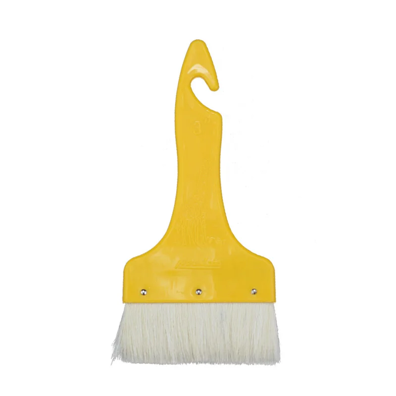 3-5 polegada profesional pincéis de pintura a óleo reutilizáveis cabelo de cabra escova de churrasco limpador de poeira decoração da parede pintor arte ferramentas de desenho