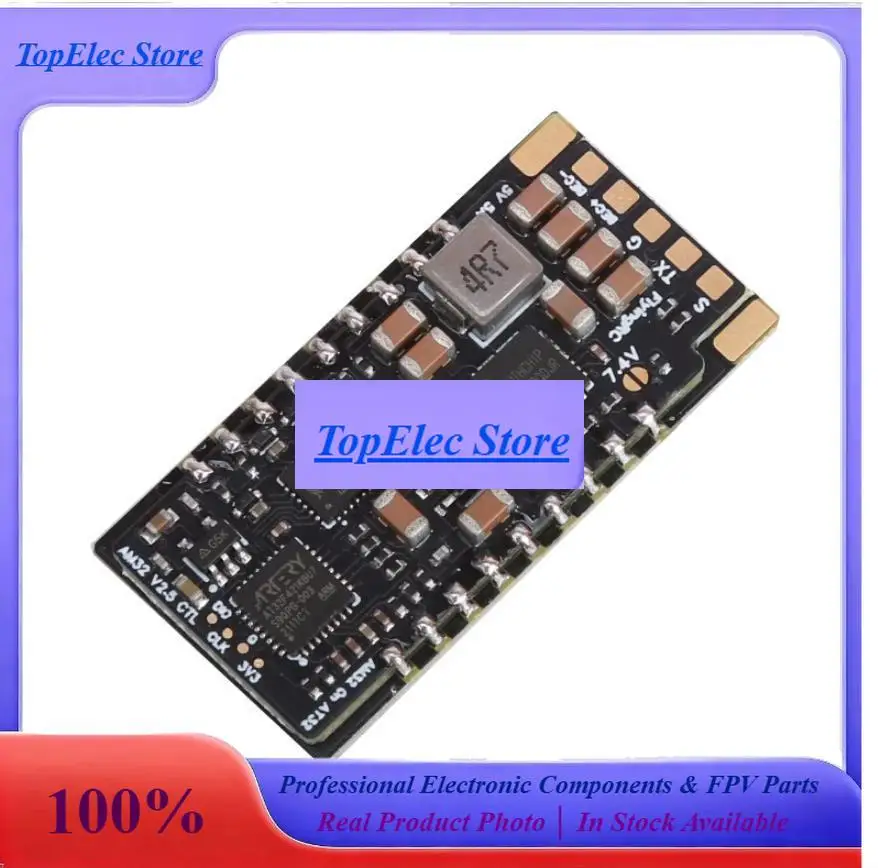 TopessFlyingRC AM32 ESC V2.5 75A With BEC SBrushless ESC Single Body Gold Sealed Car Model BEC Crossover Machine FPV Drone Quadc
