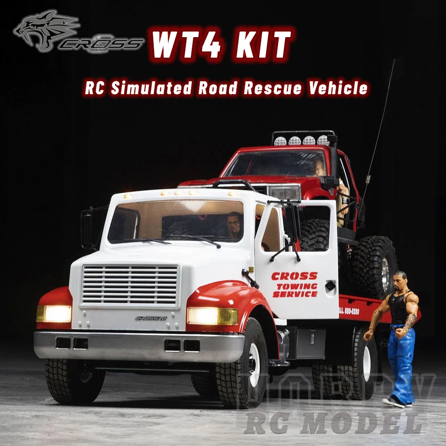 CROSSRC WT4 KIT 1/10 La Véritable Voiture RC Électrique 1/10 Qui Révolutionne les Sauvetages en Extérieur