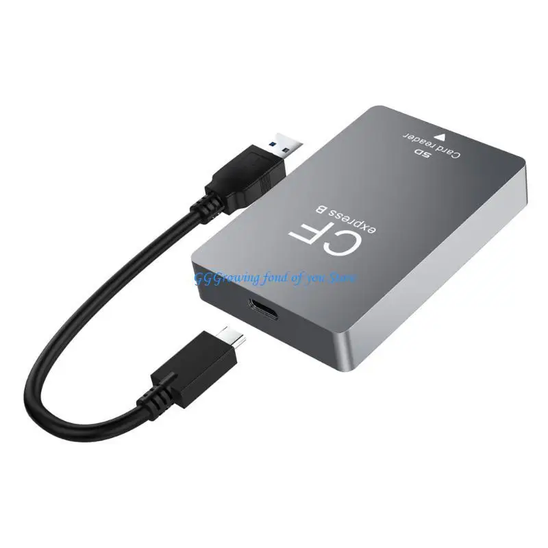 

H9EB CFexpresss Type B Card Reader USB3.2 Adapter for Reliable Data Transfer for Professional Filmmakers Content Creators