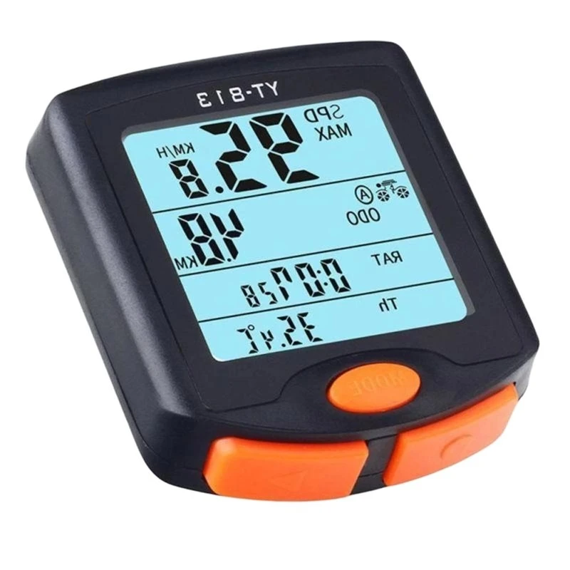 HOTB72A Motion Sensor Bicycle Computer Digital Multifunction Wired Bike Speedometer Bicycle Stopwatch Speed Counter