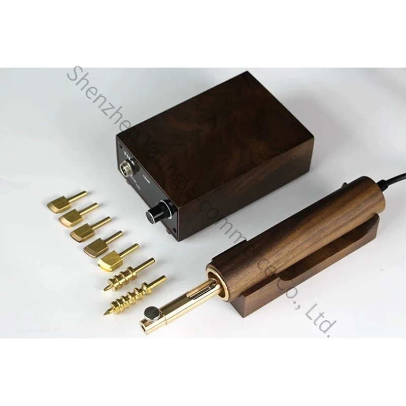Leather Ironing Machine, Electric Heating, Temperature Control, Soldering Iron, Leather Edger, Oil Edger, Crimper