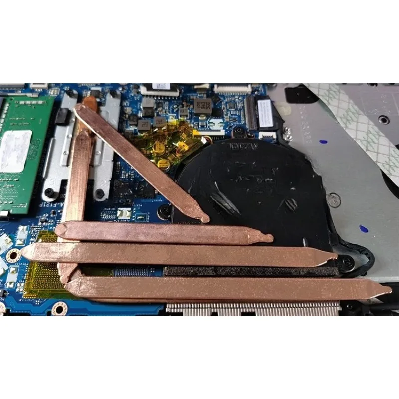 7mm 1.0mm Ultra-thin Heat Pipe 9mm Pure Copper Laptop GPU RAM Cooling Heatsink Radiator