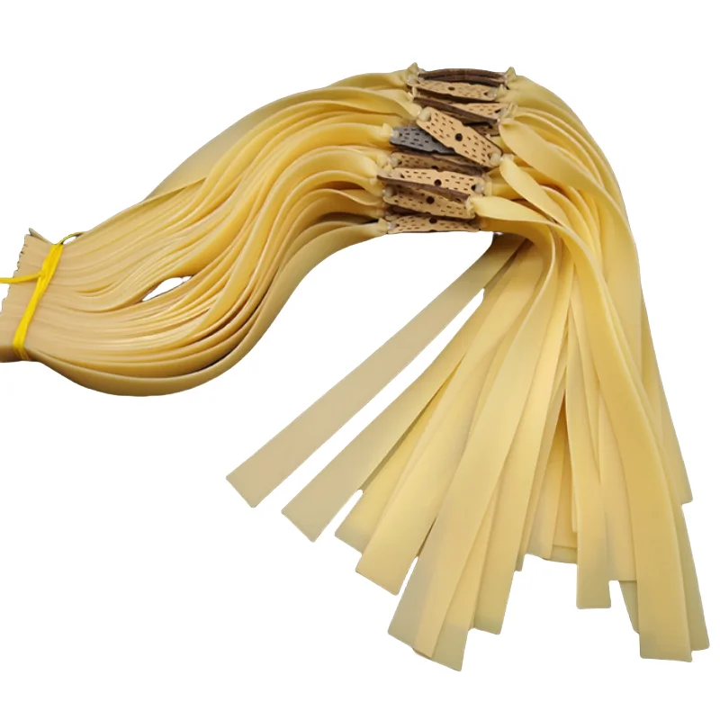 1.0mm 5/10 pièces fronde or plat élastique avec une épaisseur d'une haute élasticité accessoires de