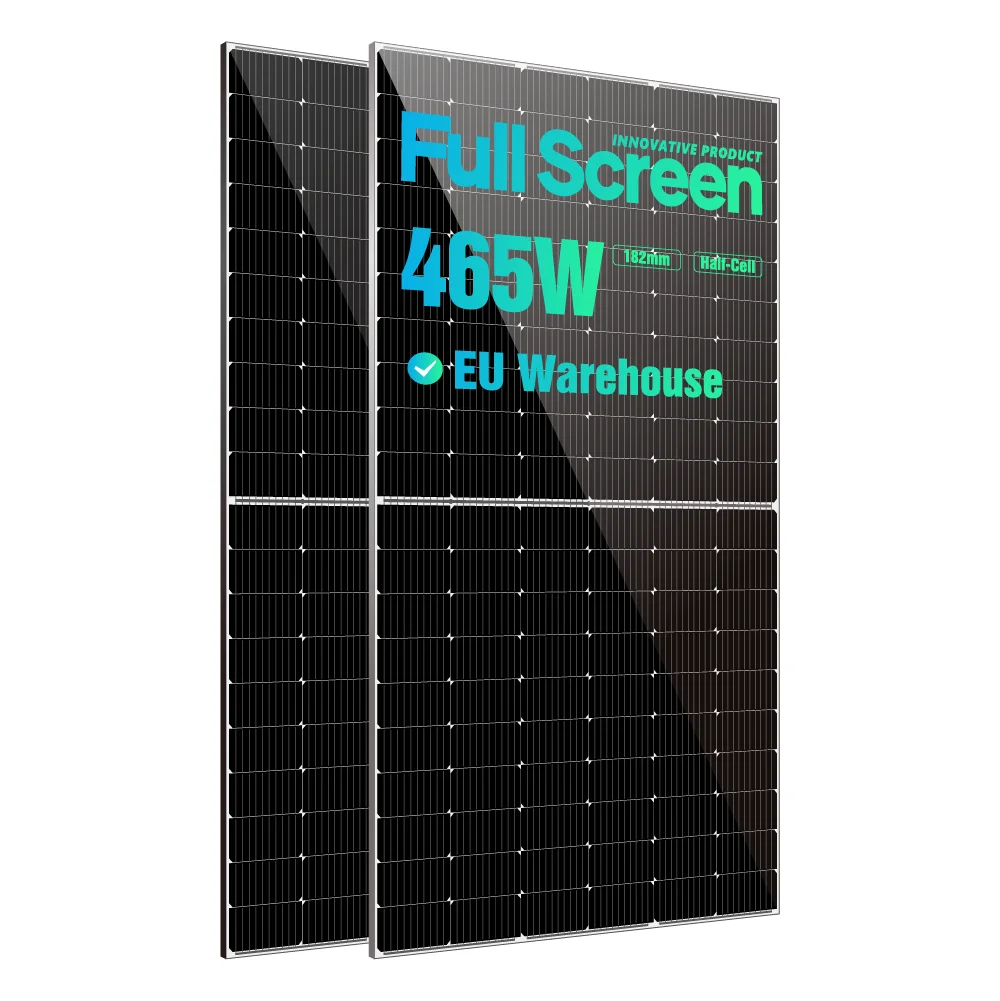 460W 500W 550W Pv Glas Modul 450W Transparent Solar Cell 10Bb Half  Mono Perc China  Panel 