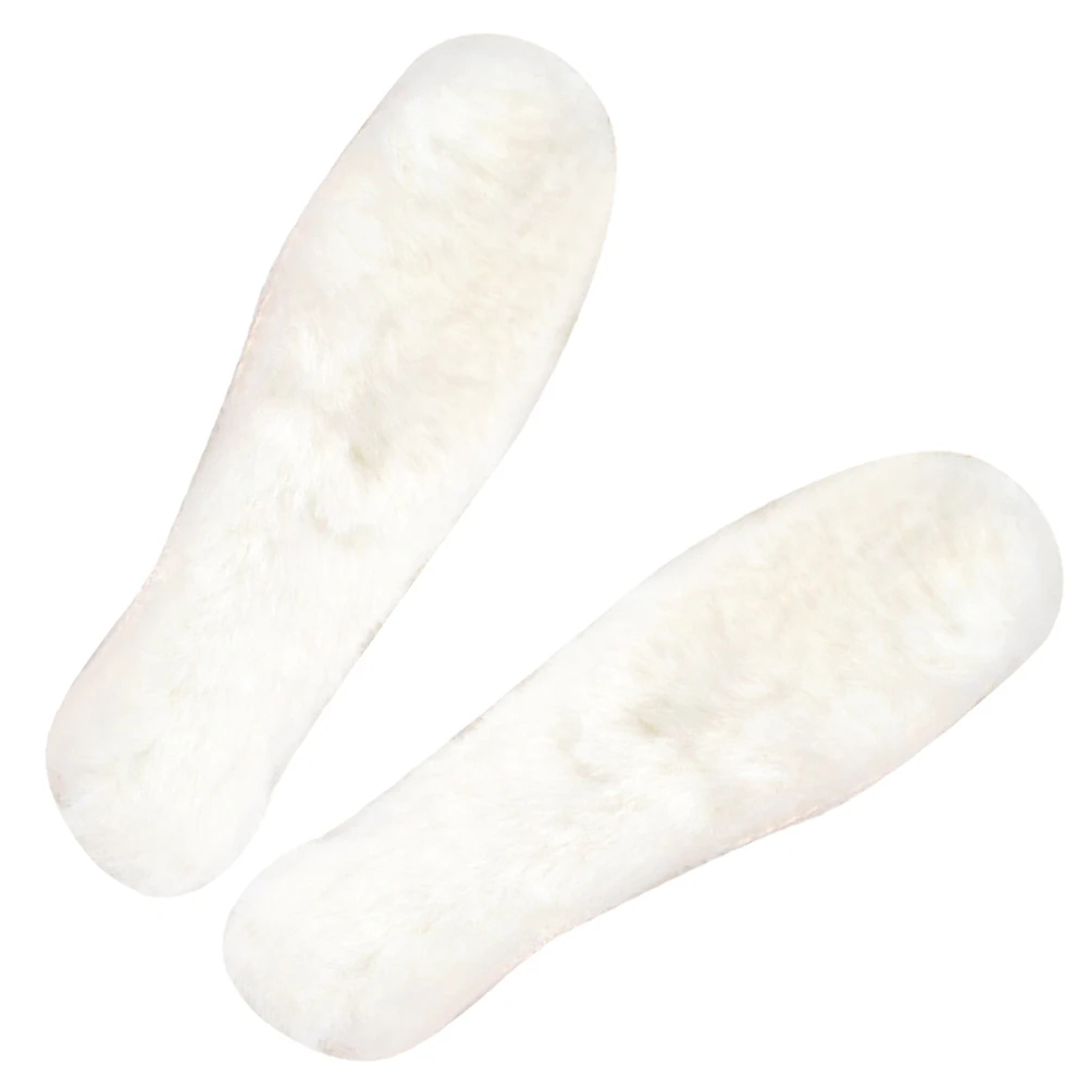

Insoles Winter Boot Soles Thick Warm Wool Size 39 Reusable Comfortable Shoe Cushions Absorb Sweat Dry Feet Pads