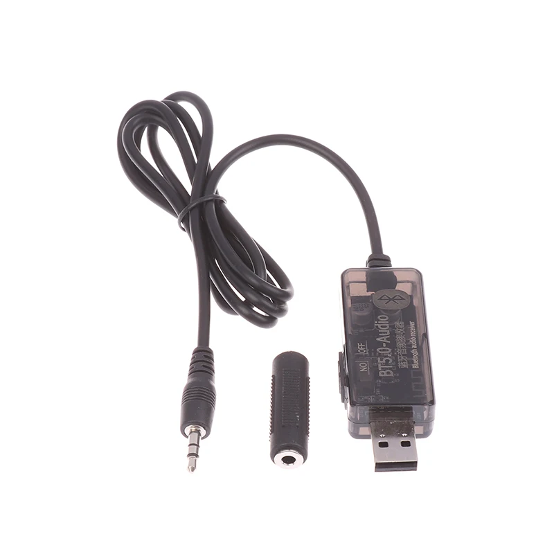 Wireless USB Audio Speaker for Car, Bluetooth Receiver, AUX Cable, Headset Conversion Module Adapter