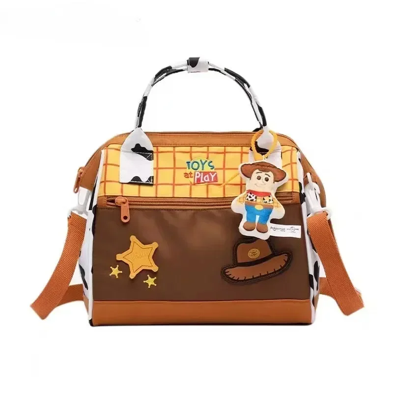 New Disney Outdoor shoulder messenger bag  Large Capacity Baby Handbag Fashion cartoon toy story Bag Shopping Bag