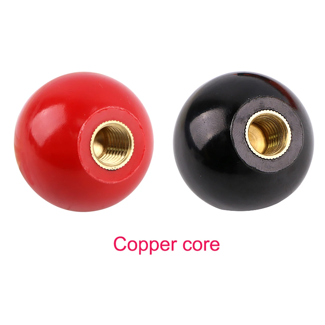 Red/Black Bakelite Handle Ball Copper/Core/Bakelite Core/Iron Core M4 M5 M6 M8 M10 M12 Lever Knob Machine Tool Handball