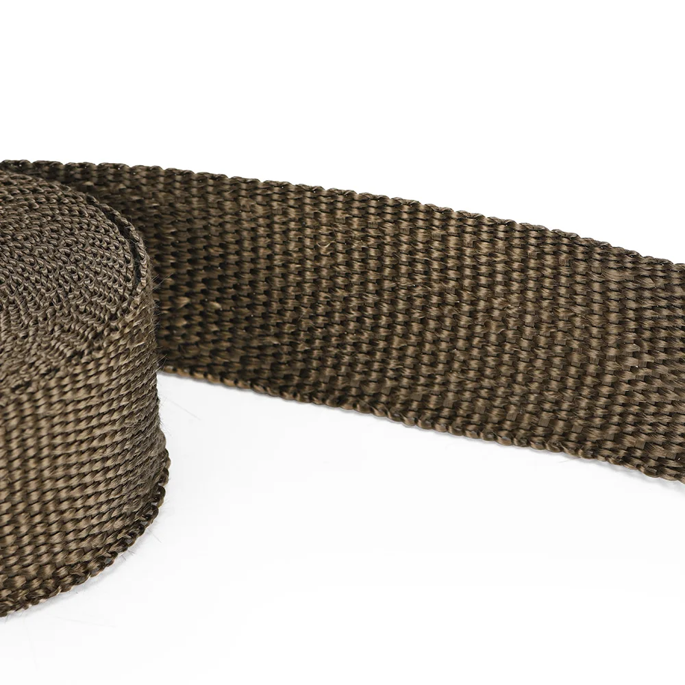 WLR RACING -  5M Premium Exhaust Heat Wrap Manifold Wrap Titanium Lava Fiber + 4 pcs Ties WLR1905T