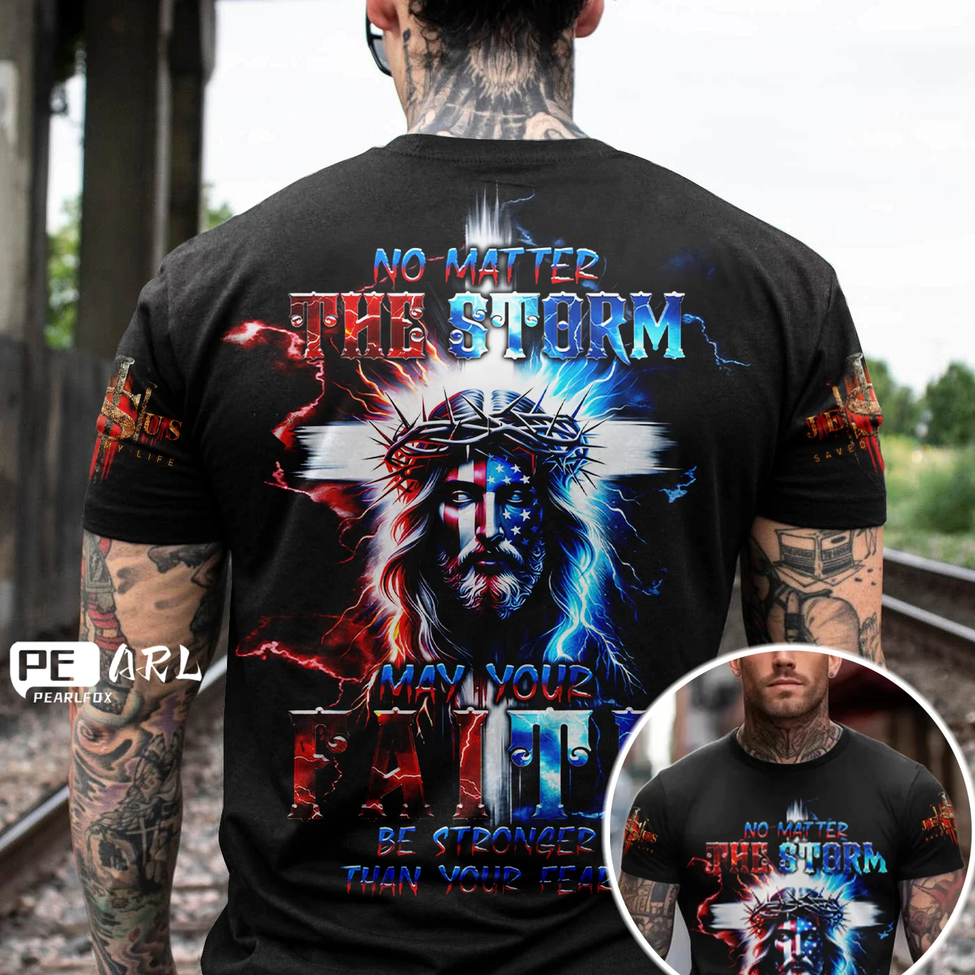 Camiseta de manga corta para hombre, prenda de vestir, de verano, de Guerrero cristiano templario, Espíritu Santo, iglesia, biblia, promesa Manga corta informal de alta calidad