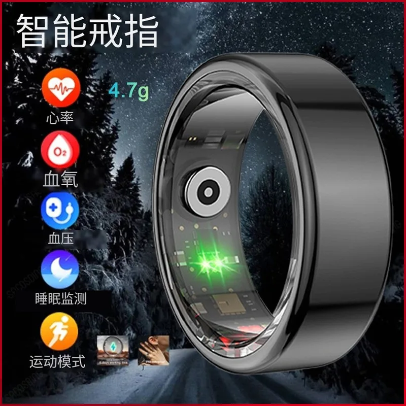 الأكثر مبيعا كاميرا حلقة ذكية متعددة الوظائف التحكم في الفيديو معدل ضربات القلب الأكسجين في الدم يمكن ارتداؤها النوم اتصال بلوتوث