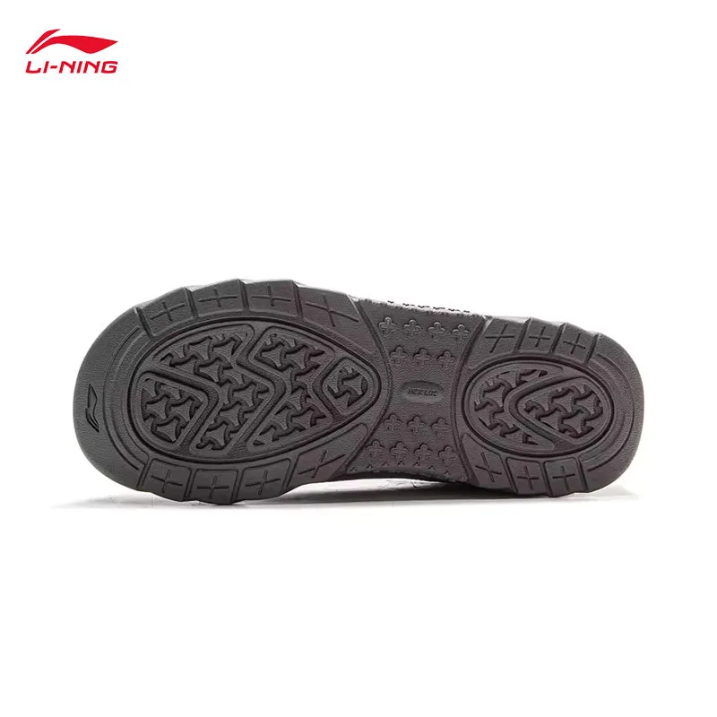 LI-NING في الهواء الطلق CLU FLOW للجنسين HEX LOC وسادة المضادة للانزلاق حذاء كاجوال بفتحات تهوية المشي أحذية رياضية AHCV055 #6