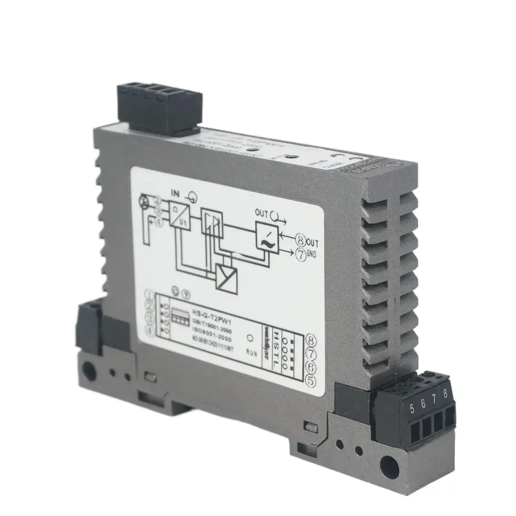 12-24VDC PT100/PT1000 Output 4-20mA/0-5V/0-10V Isolation Module Transmitter Temperature Control Thermistor