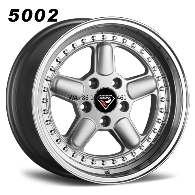 

REP 5002 Car Rims 17Inch with 5x120 Sliver Machined Lip Ready to Ship Rims for AC Schnitzer