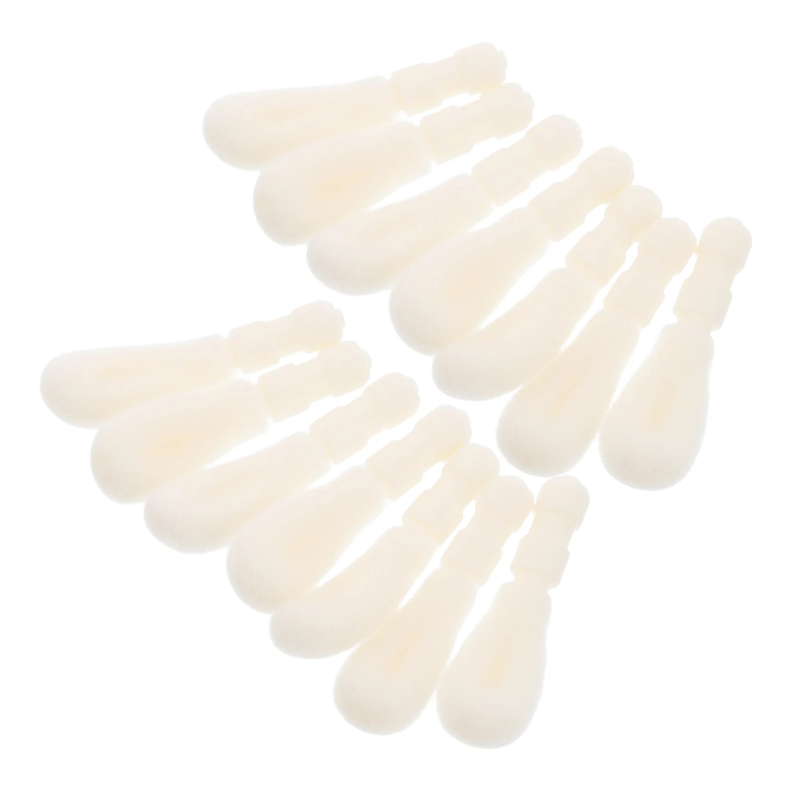 50 個のリップブラシヘッドアプリケーターソフト植毛耐久性のあるメイクアップタッチアップ旅行アクセサリー口紅ブラシアプリケーター