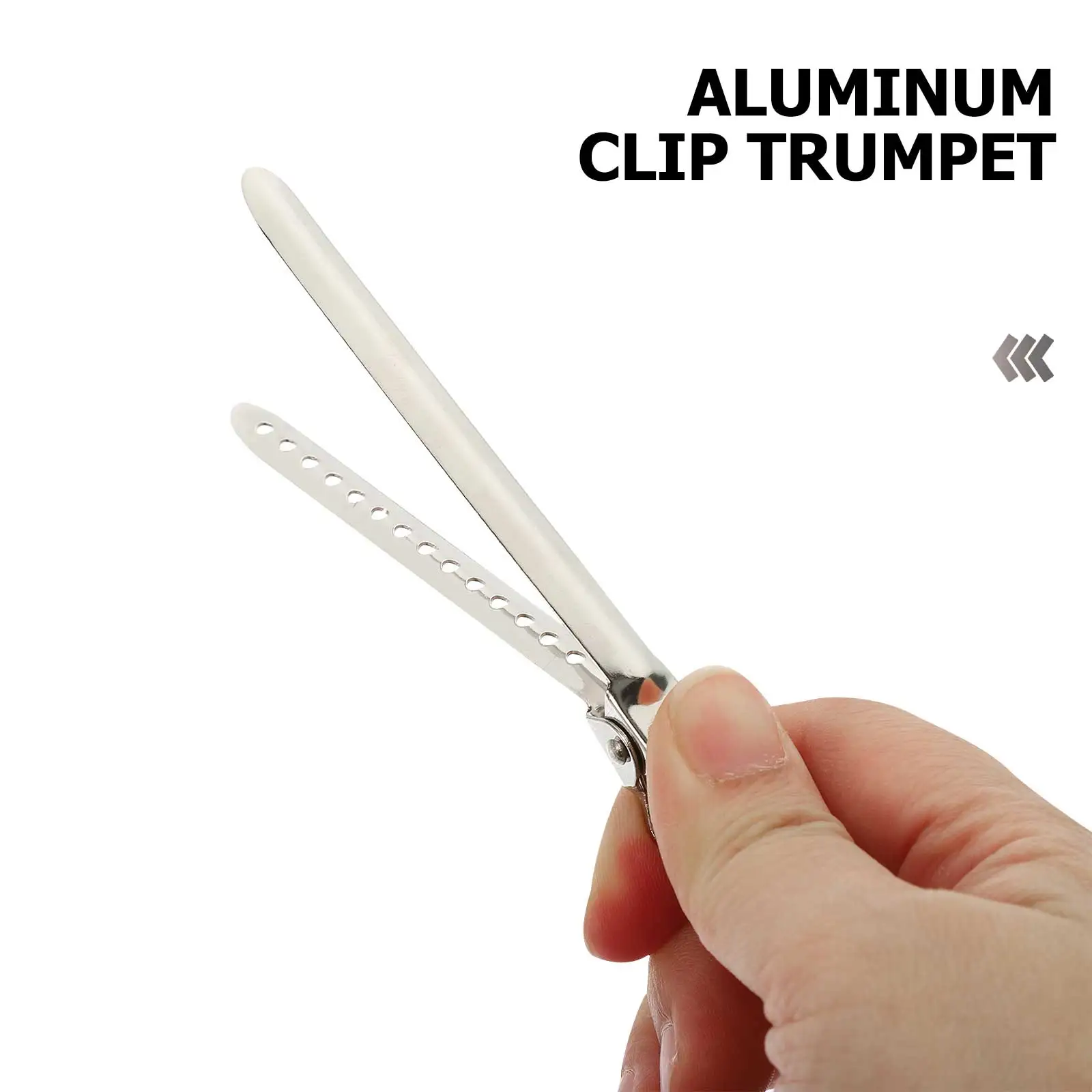 

12pcs Aluminum Clips Non-slip Grip Sectioning Barber Styling Cutting Tools Suitable Thick Fine Clips For Hairdresser Hair