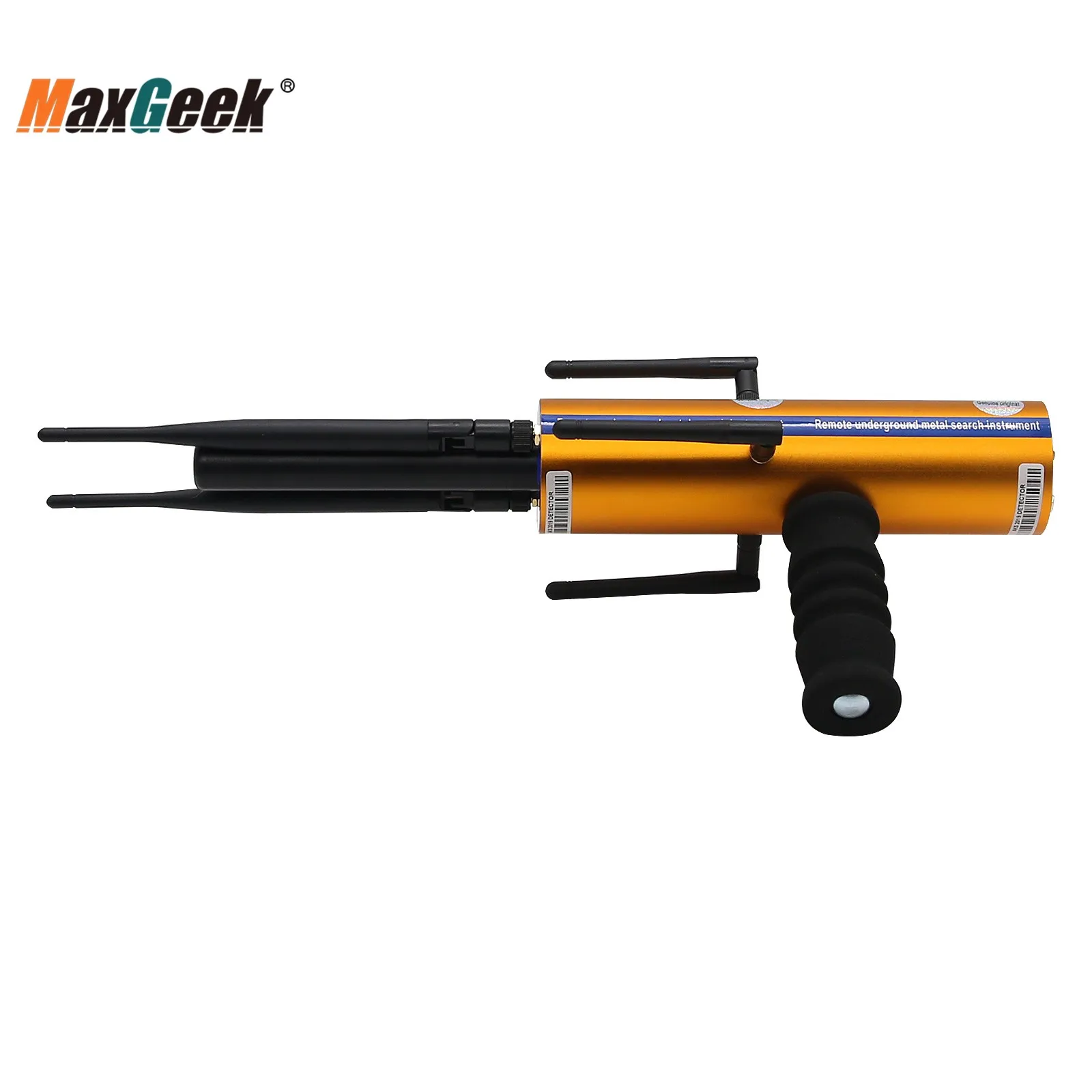 Maxgeek AKS Long Range Gold Metal Detector Gems Diamond Finder high sensitivity and stability with Five Antennas Handheld Type