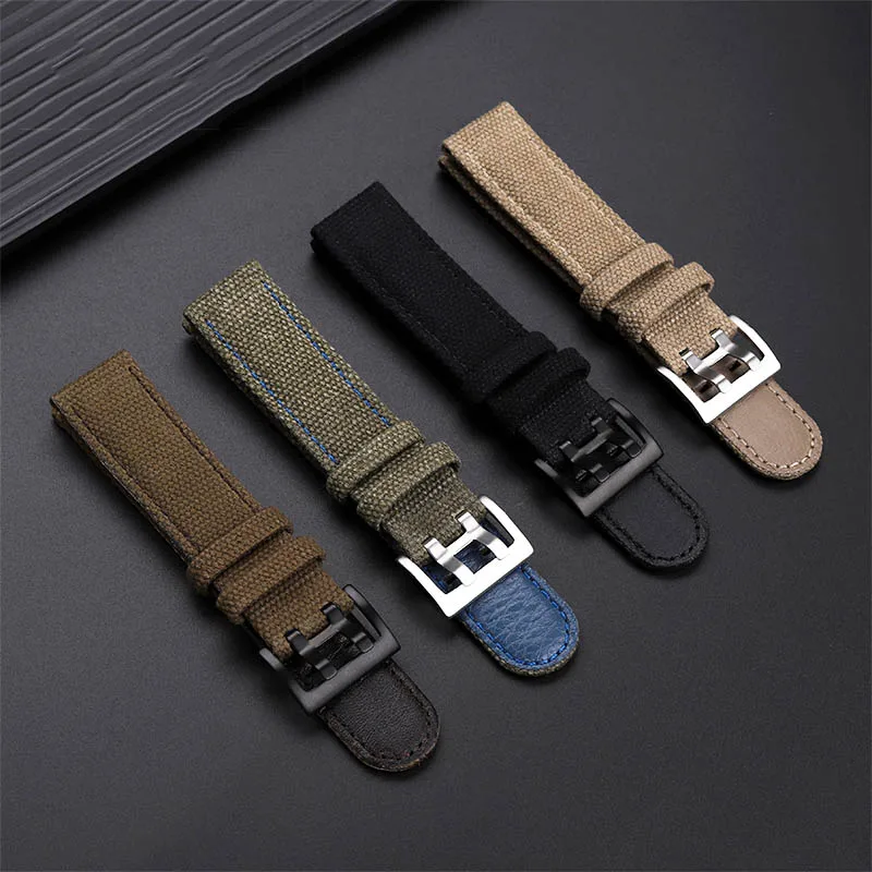 For Hamilton Khaki Field Watch h760250/h77616533/h70605963 H68201993 Watch Strap Genuine Leather Nylon Men Watch Band 20mm 22mm