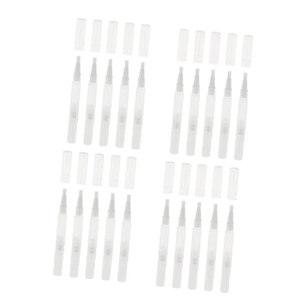 Pusty pojemnik na lakier do paznokci 3ml plastikowy pisak do wielokrotnego napełniania tubki na balsam do ust butelki do przechowywania kosmetyków, makijażu i perfum