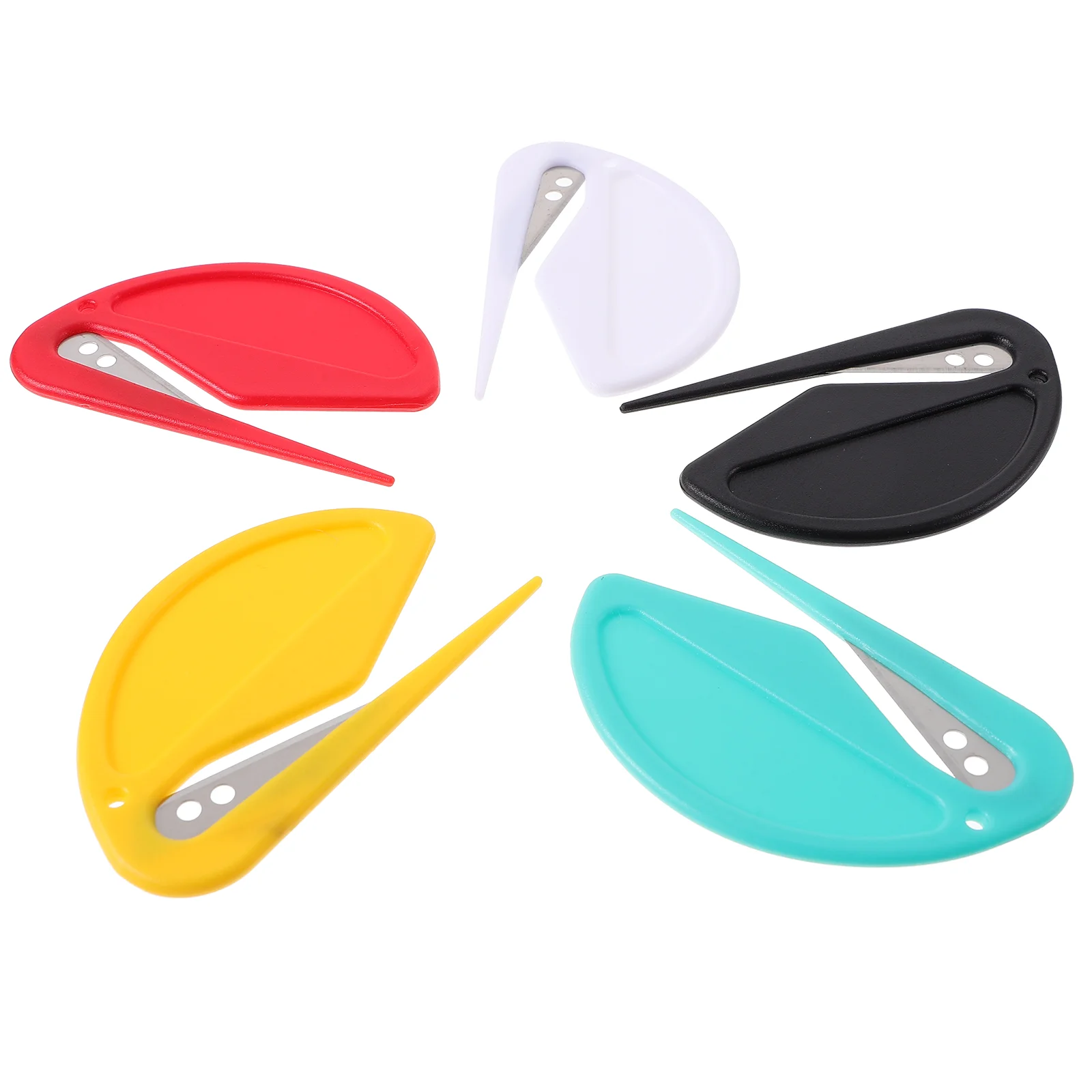 

5 Pcs Portable Letter Opener Openers Metal Package Opening Tool Mini Unpack Envelope Cute Knives