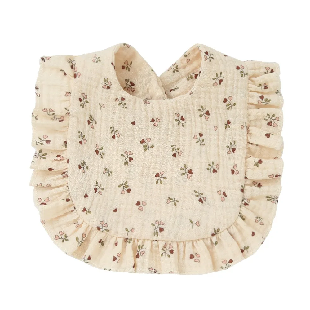 Portable Cotton Newborn Bibs Colorful Absorbent Infant Burp Cloths Soft Material Drool Bandana Stuff