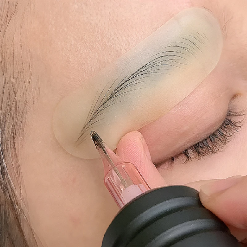 10/20/30/50 pcs Permanent Eyebrow Practice Skin Makeup Tattoo Teacher Practical Sticker Beginner Adhesive Eyebrow Practice Tool