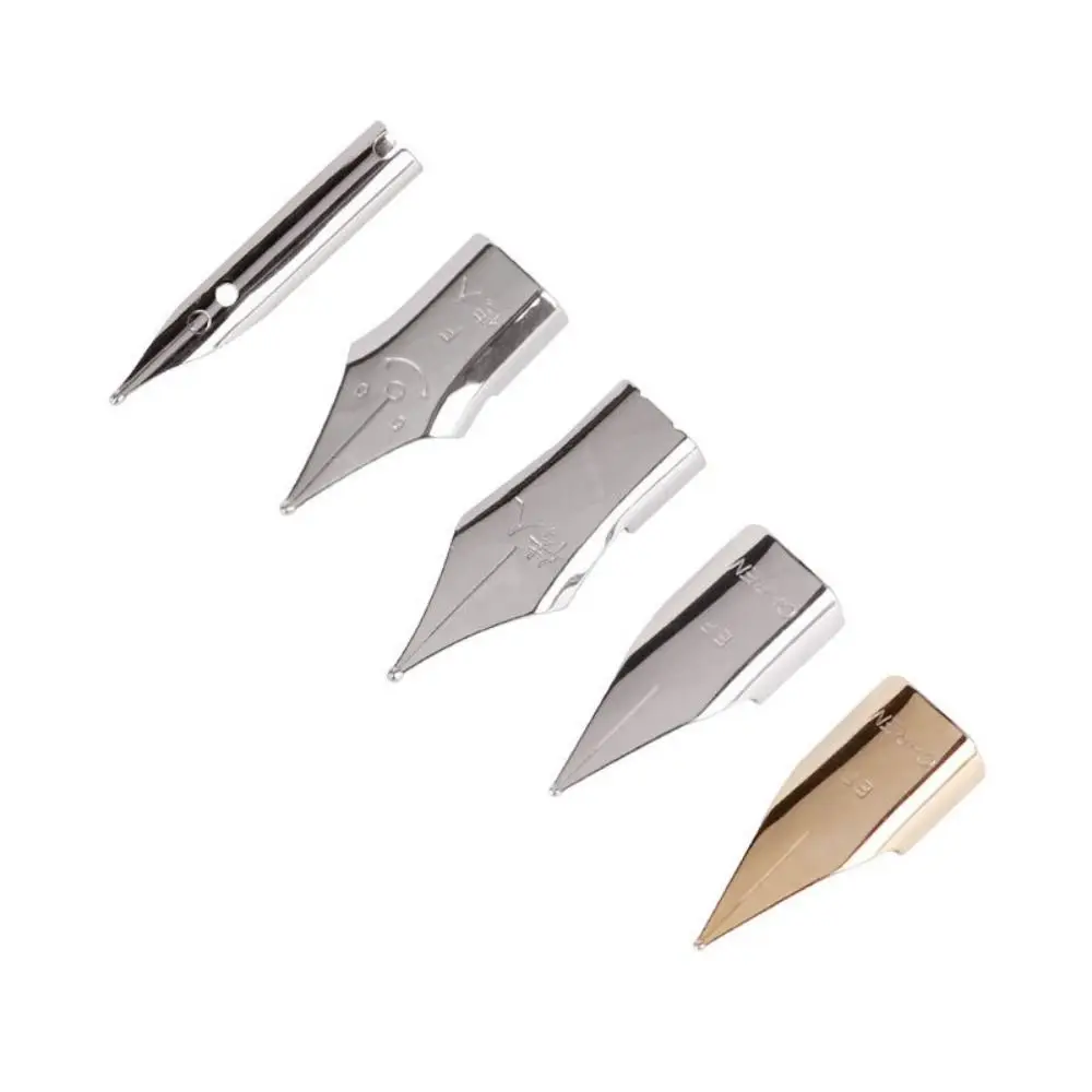 0.38mm Fountain Pen Nibs Replaceable Pen Tip Replacement Fit for Most Fountain Pens Office Student Writing Tools Accessories